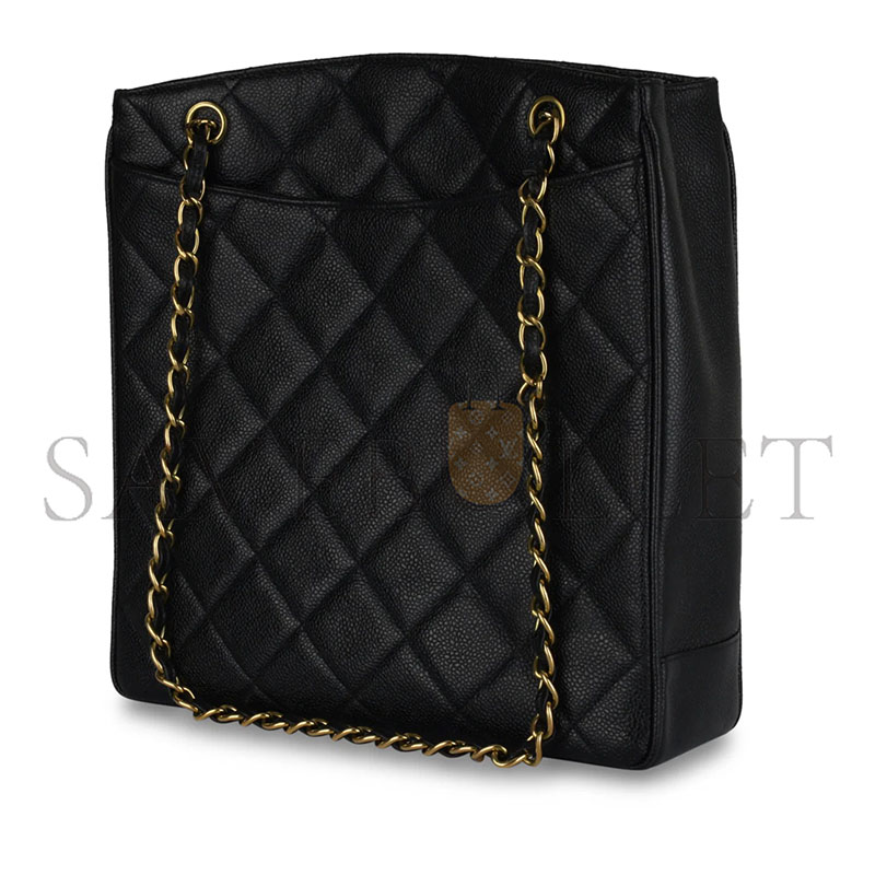 CHANEL VINTAGE CC TOTE (30*28*9cm) 